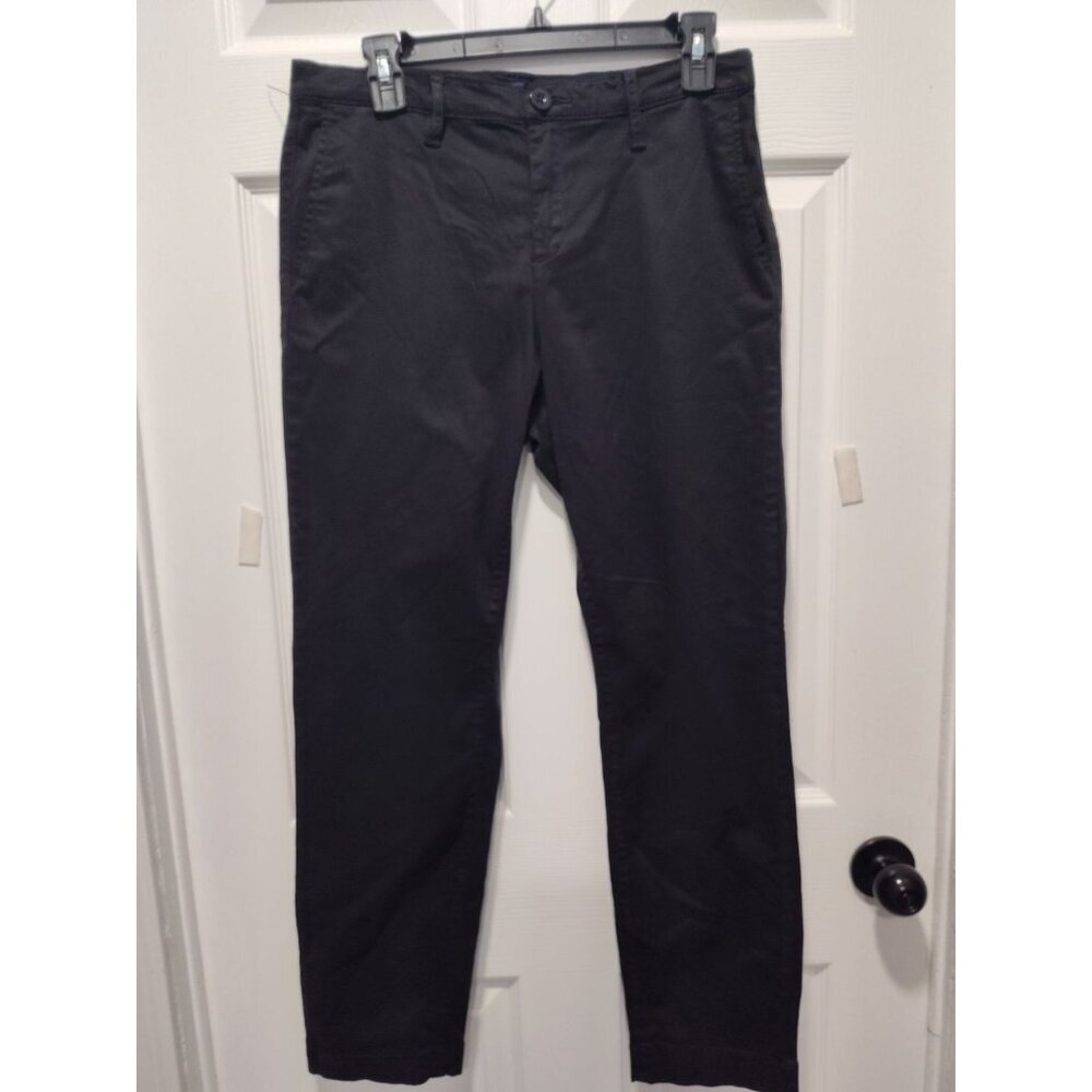 NAUTICA SIZE 6/28 Ankle-Length Tencel STRETCH Black Cropped Jeans-Pants